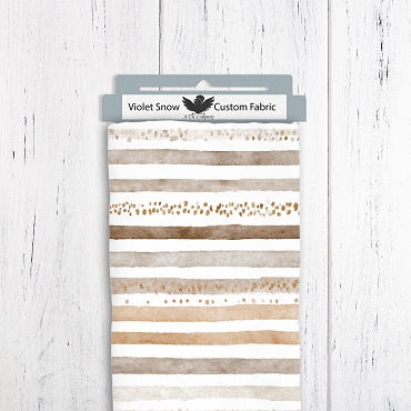 Vintage Watercolor Autumn Stripe